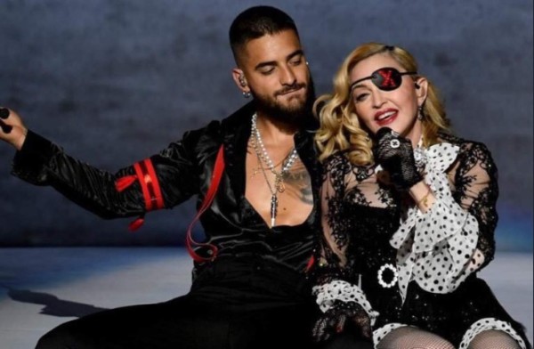 Maluma tocó de más a Madonna en los Billboard Music Awards 2019