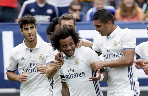 Marcelo lidera la primera victoria de pretemporada del Real Madrid