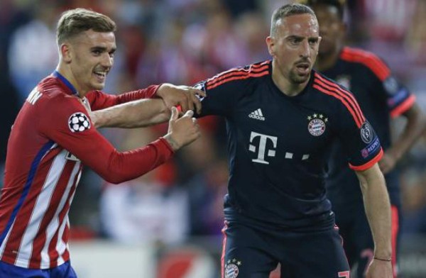 Ribery aún no considera a Griezmann de clase mundial