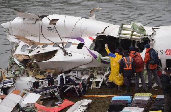 Los dos motores del avión de TransAsia fallaron antes de estrellarse