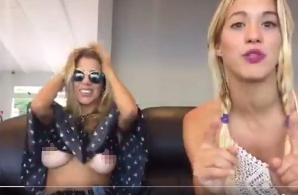 El descuido hot de actriz durante una entrevista en vivo