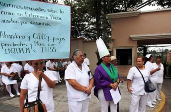 Enfermeras del Hospital Escuela suspenden asambleas informativas