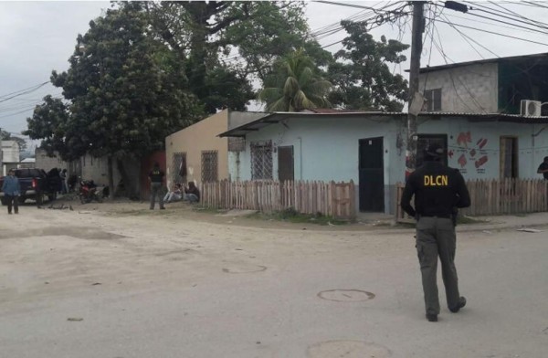 Ejecutan operativos en la colonia Las Brisas de San Pedro Sula