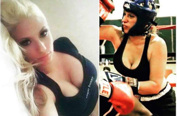 Luchadora cambió de categoría por el tamaño de sus pechos