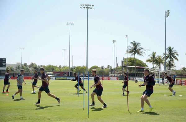 Inglaterra intensivó sus trabajos y está lista para enfrentar a Honduras