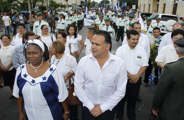 Fuerzas Vivas de San Pedro Sula demuestran su patriotismo