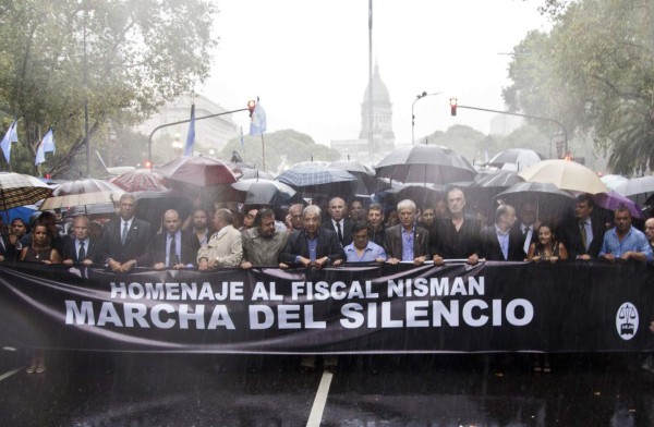 Masiva marcha en Argentina a un mes de la muerte de Nisman