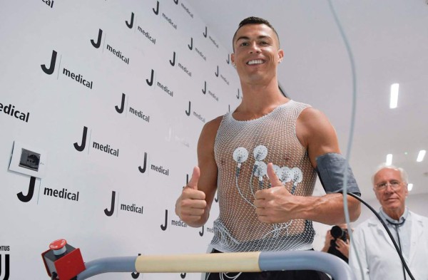 Sorprendentes resultados del examen médico de Cristiano con la Juve
