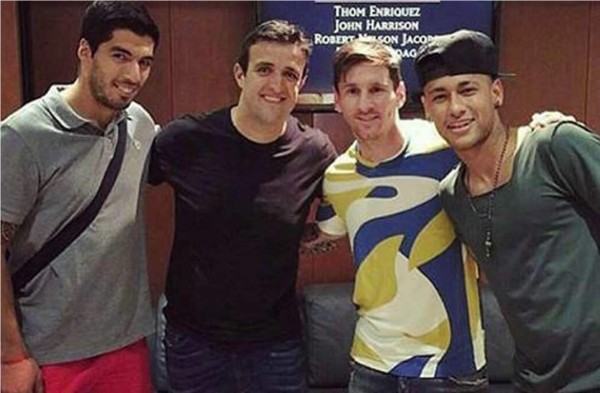 Messi y Suárez, en cumpleaños del hijo de Neymar