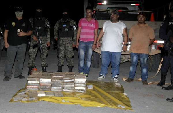 Envían a prisión a detenidos con 132 kilos de cocaína