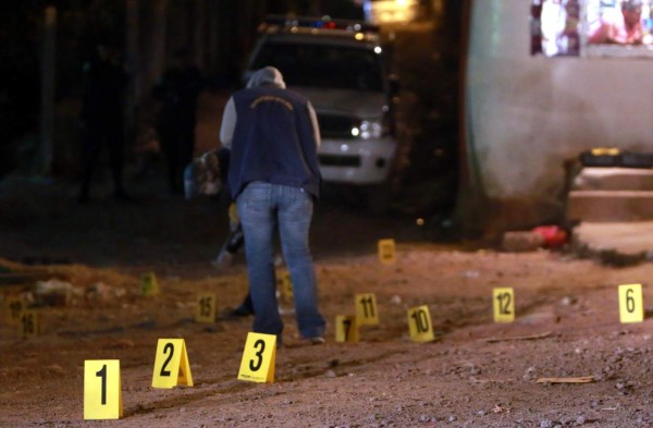 Reportan en Honduras 105 muertes violentas en una semana