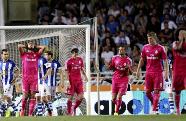 Real Madrid encaja su primera derrota en la Liga ante Real Sociedad