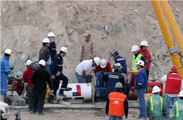 Ávalos, el primer rescatado