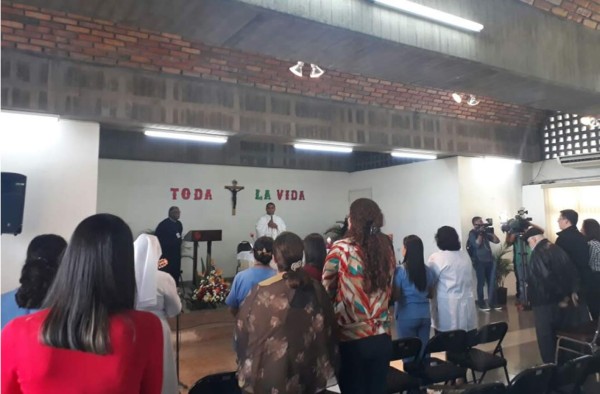 Realizan misa de acción de gracias en Fundación Teletón