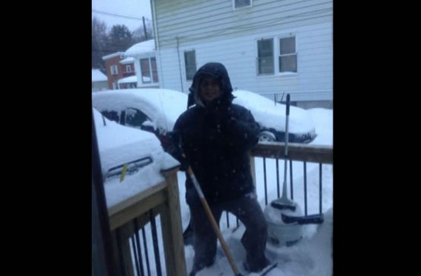 Hondureños comparten sus fotos de la tormenta de nieve en EUA