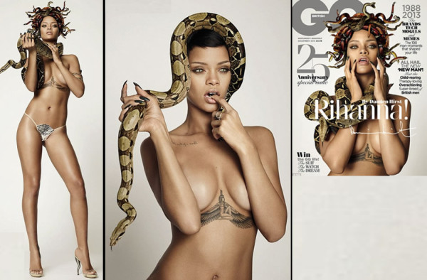 Rihanna, una sexy medusa