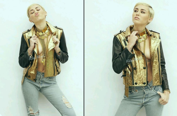 Miley Cyrus sorprende en topless
