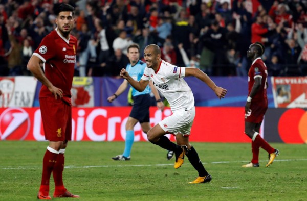 ¡Partidazo! Sevilla logró empate épico frente al Liverpool en la Champions League
