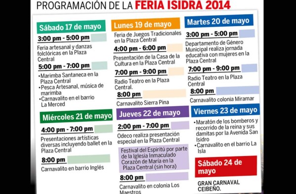 Más de 600 mil turistas esperan durante la Feria Isidra y el carnaval