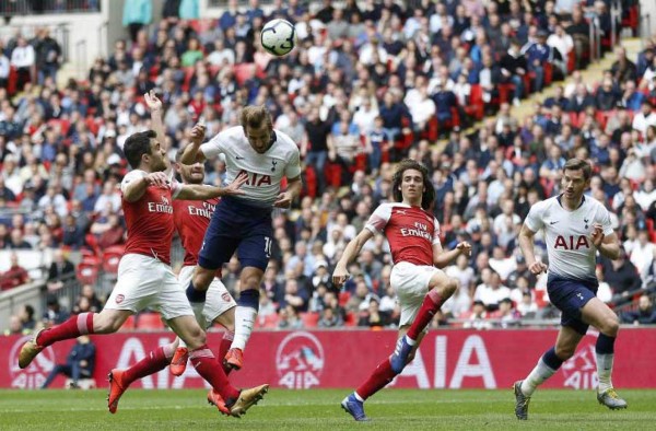 Tottenham y Arsenal igualaron en el derbi del norte de Londres
