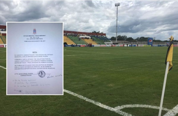 ¡INSÓLITO! Suspenden juego de reservas en Honduras por esta razón