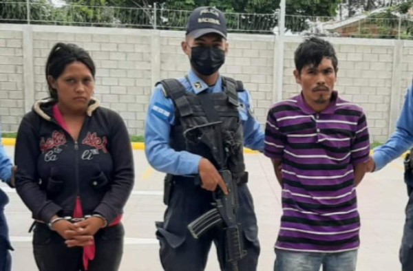 Capturan a pareja acusada de asaltar en Comayagua