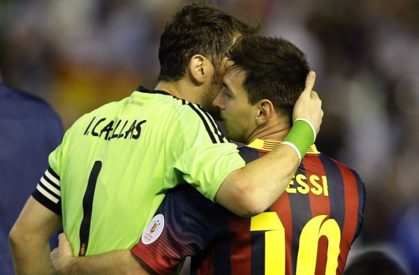 Messi le deja mensaje a Casillas, uno de los porteros al que más le anotó