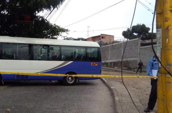 Matan a conductor de bus en bulevar del norte de Tegucigalpa