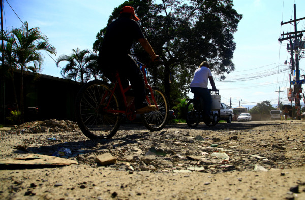 'Todas las calles de San Pedro Sula son un desastre”