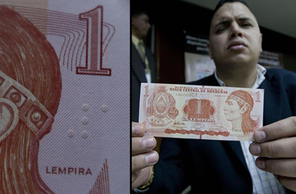 BCH lanza billetes con sistema Braile