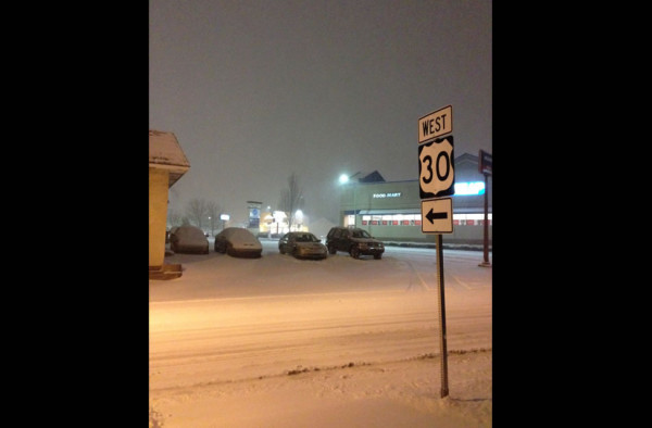 Hondureños comparten sus fotos de la tormenta de nieve en EUA