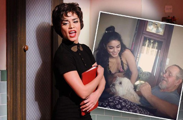 Vanessa Hudgens trabajó horas después de la muerte de su padre