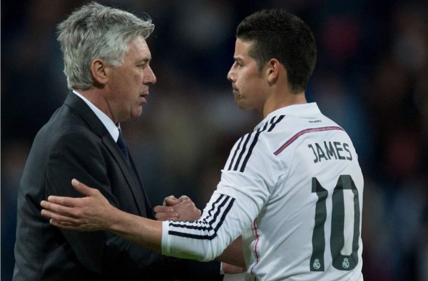 James a Carlo Ancelotti: 'Gracias por todo míster'