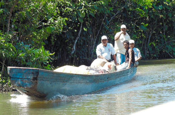 Ríos y lagunas de La Mosquitia