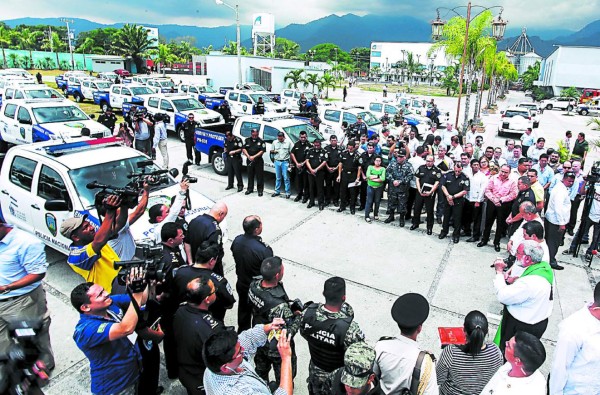 Más patrullas para combatir la inseguridad en San Pedro Sula