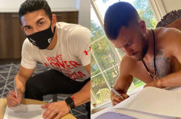 Teófimo López y Vasyl Lomachenko firman contrato para pelear en Las Vegas