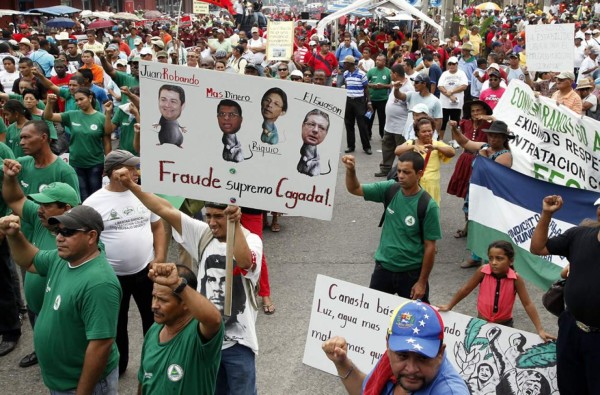 Las mejores fotos del Primero de Mayo en Honduras