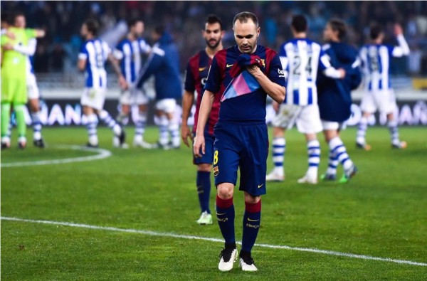 Iniesta: 'La derrota es una decepción porque podíamos ponernos líderes'
