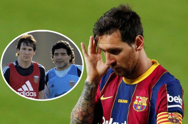 Messi, dolido por Maradona: 'No lo podía creer, su muerte fue algo terrible'