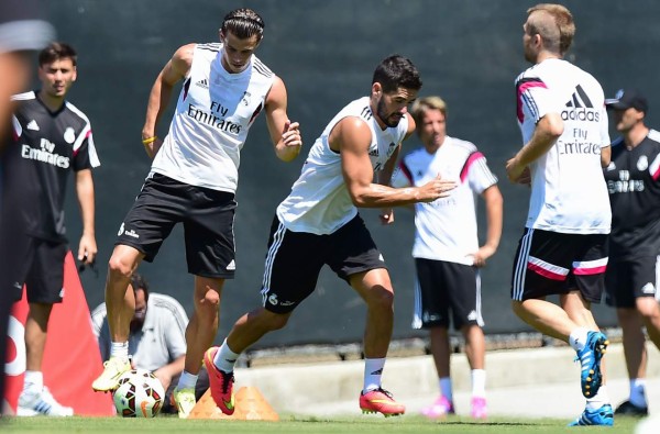 El Real Madrid tocó el balón en Los Ángeles