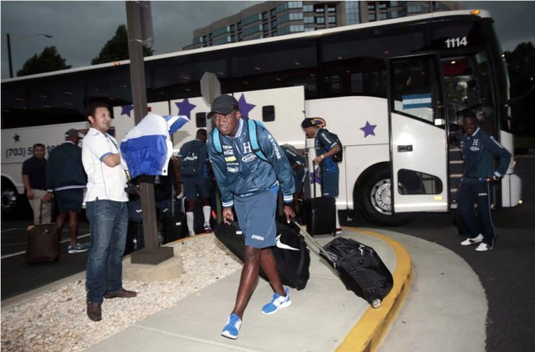 Selección de Honduras llegó a Washington para amistoso ante Turquía