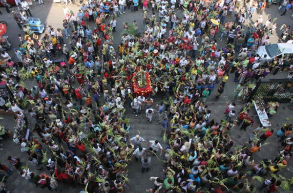 Cruz y palma, fe y devoción