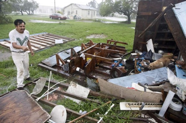 'Dolly' inunda la ciudad de Matamoros, México