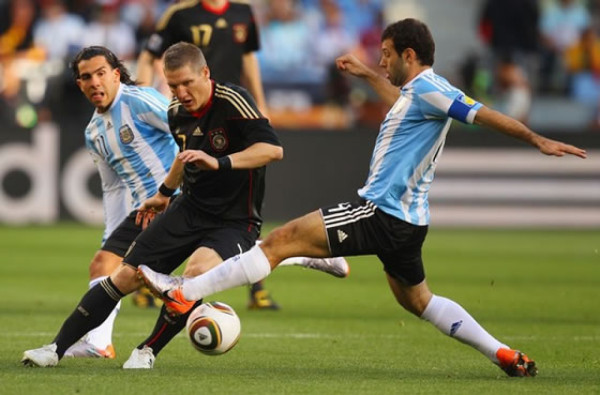 Alemania le pasó por encima a Argentina