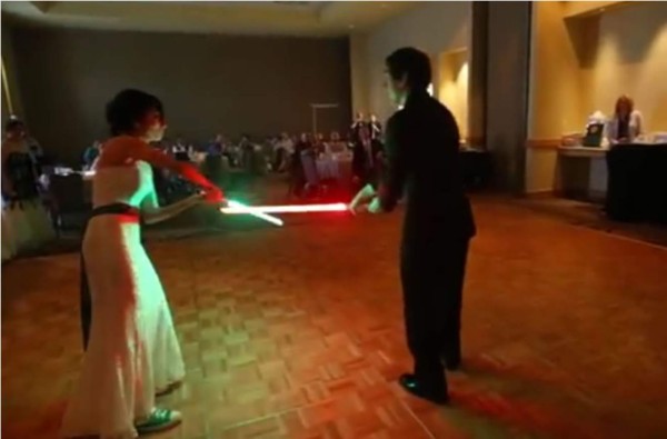 Celebran boda a lo Star Wars