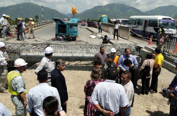 En octubre terminan trabajos en puente La Amistad, en El Progreso