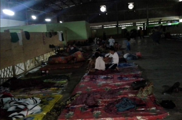 Un centenar de evacuados por lluvias en La Ceiba