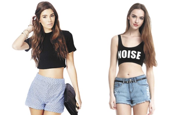 De talle alto en tus shorts