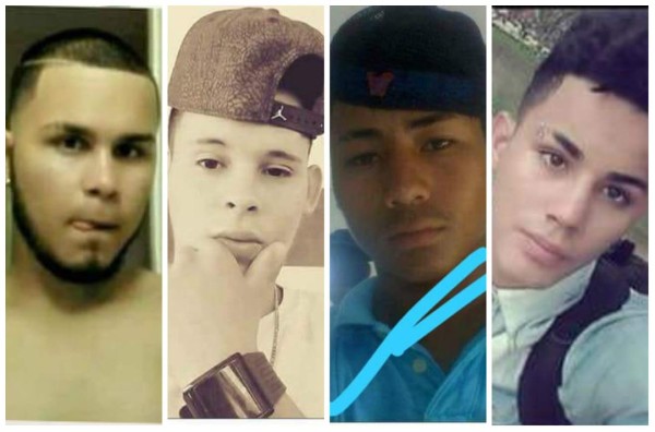 Por pleito de territorio matan a cuatro jóvenes en Catacamas, Olancho