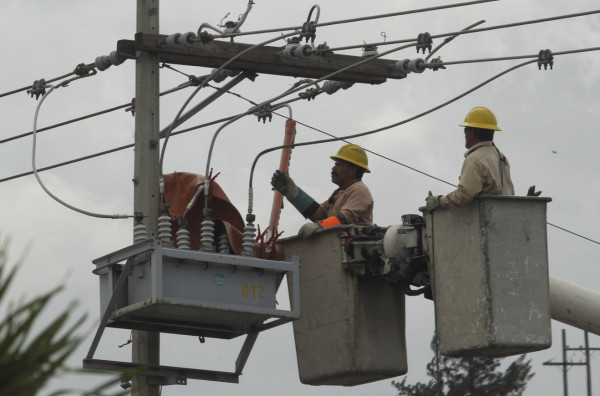Sin energía 14 colonias de San Pedro Sula
